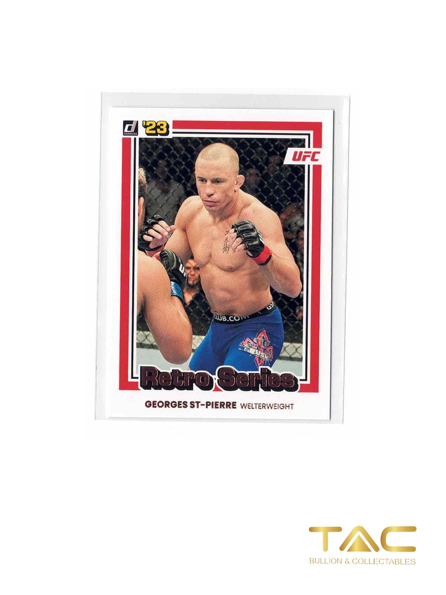 2023 Panini Donruss - GEORGE ST-PIERRE - RETRO SERIES - Insert #10 (Bronze)