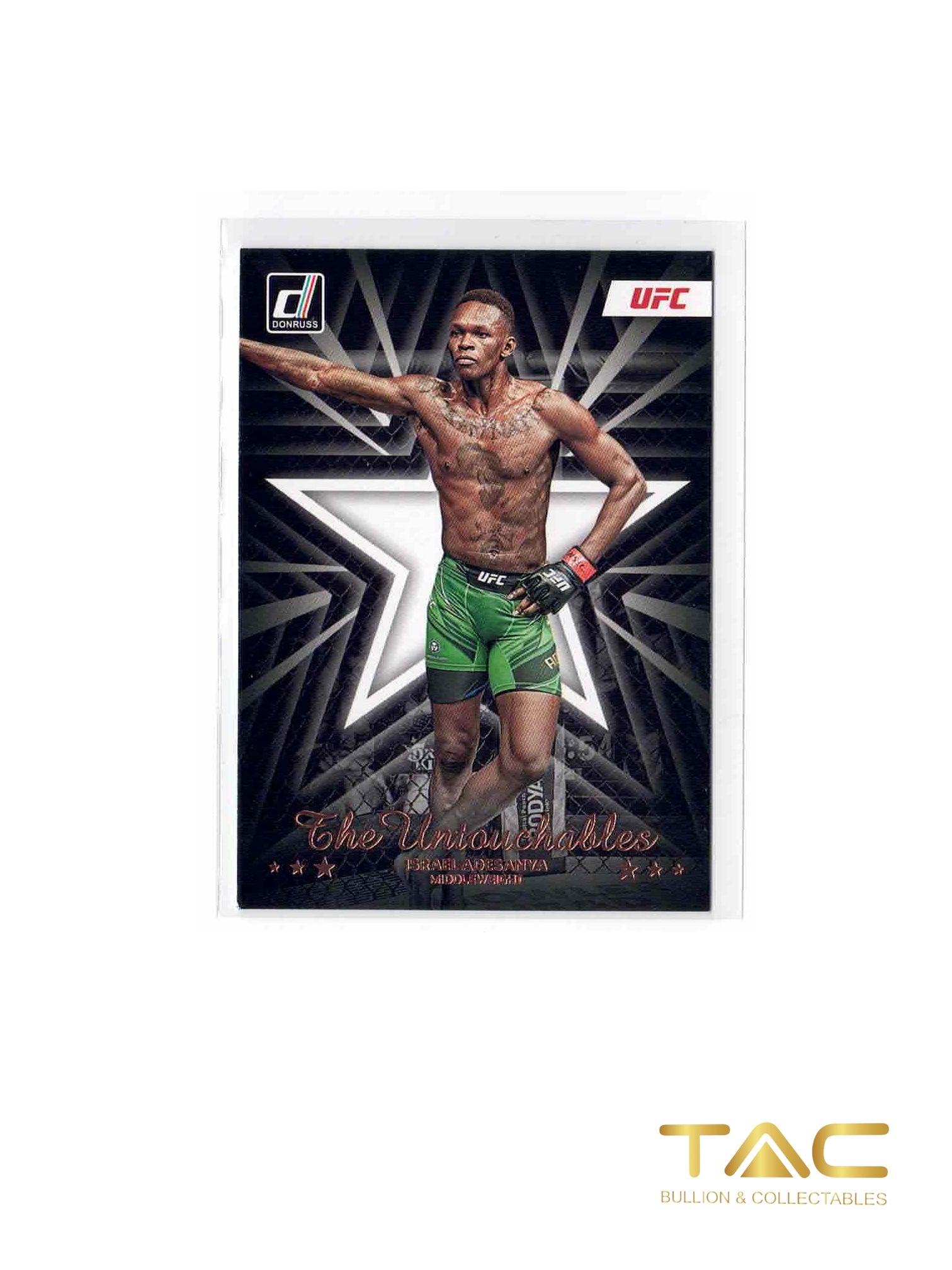 2023 Panini Donruss - Israel Adesanya - The Untouchables - #14 (Bronze)