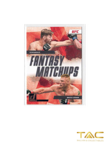 2023 Panini Donruss - MIOCIC VS LESNAR - FANTASY MATCHUPS - Insert #9 (Bronze)