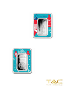 1 oz Silver Bullion Minted - Christmas Edtion (Ornaments) - Apmex Mint USA