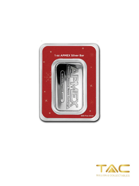 1 oz Silver Bullion Minted - Christmas Edtion (Mery Xmas) - Apmex Mint USA