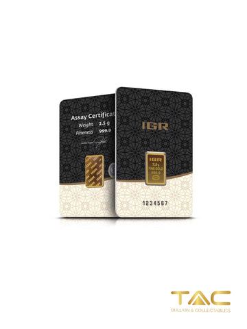 2.5 gram Gold Bullion Minted - Istanbul Gold Refinery