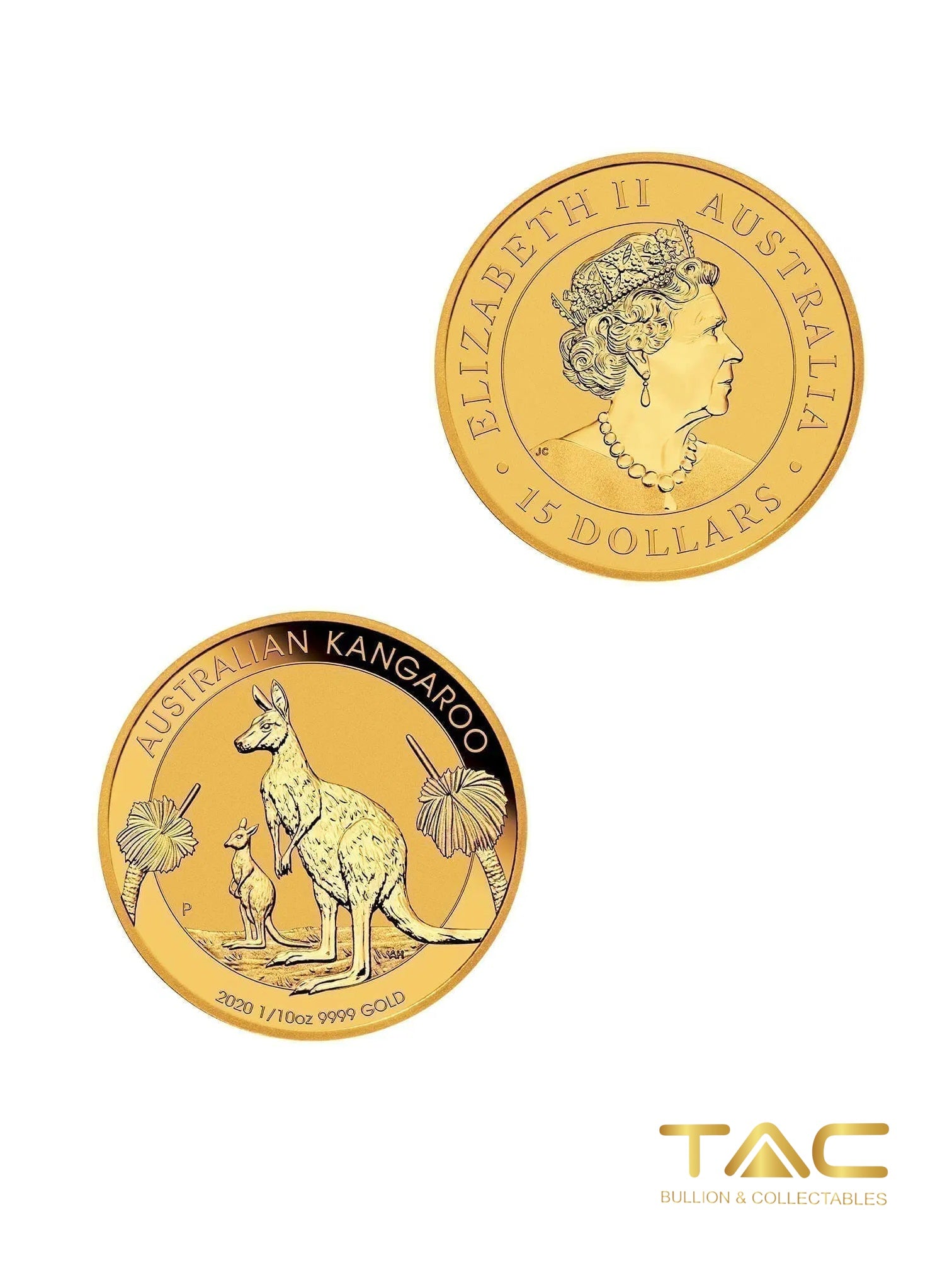 1/10 oz Gold Coin - 2020 Kangaroo - Perth Mint