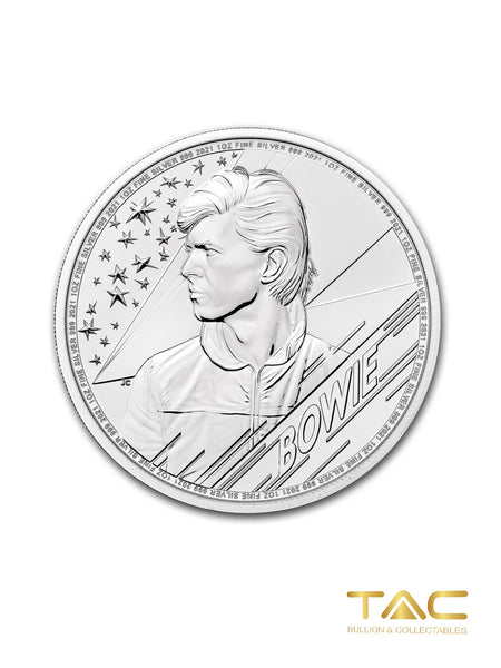 1 oz Silver Coin - 2021 David Bowie - Royal Mint
