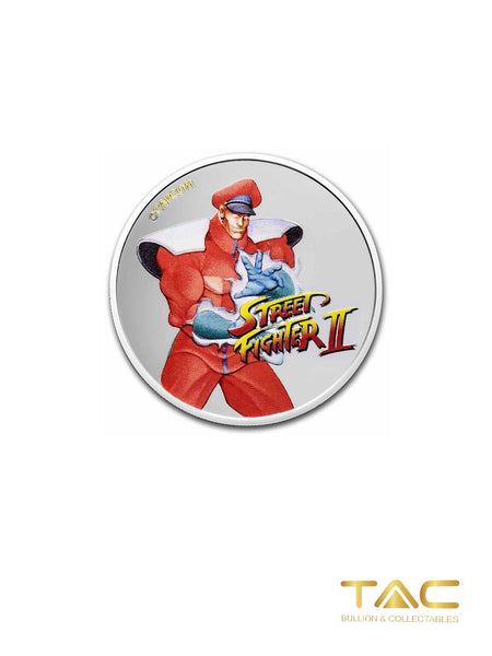 1 oz Silver Coin - 2021 Silver Street Fighter II 30th Anniversary: M Bison - Fiji