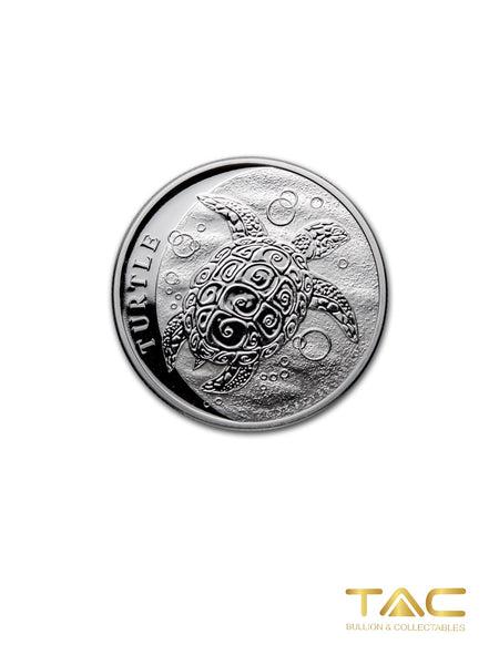 1 oz Silver Coin - 2021 Hawksbill Turtle - Niue/ NZ Mint