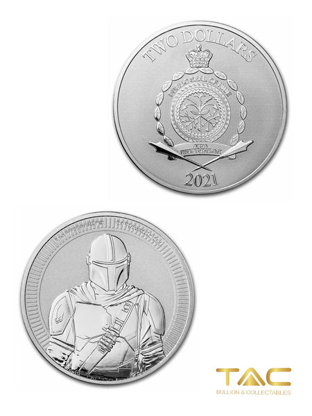 1 oz Silver Coin - 2021 Star Wars: The Mandalorian - Niue/ NZ Mint