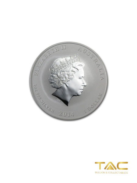 1 oz Silver Coin - 2014 Year of the Horse - Perth Mint