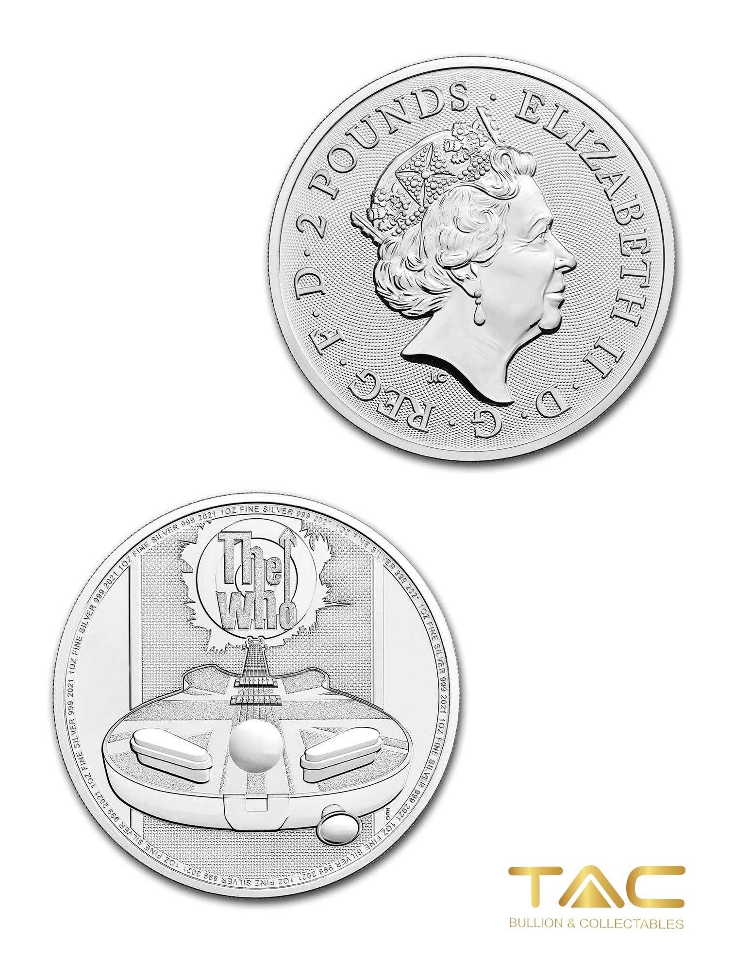 1 oz Silver Coin - 2021 The Who - Royal Mint