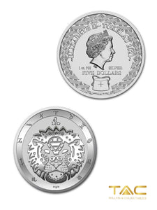 1 oz Silver Coin - 2021 Zodiac Series: Libra - Tokelau