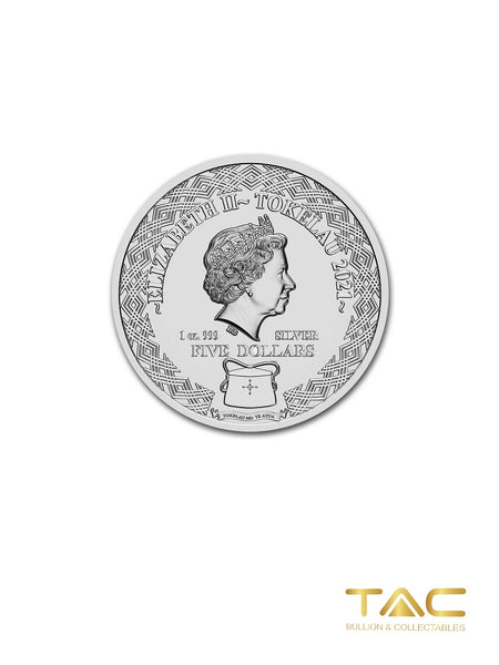 1 oz Silver Coin - 2021 Zodiac Series: Libra - Tokelau