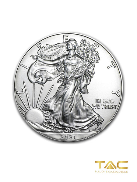 1 oz Silver Coin - 2021 American Silver Eagle - US Mint