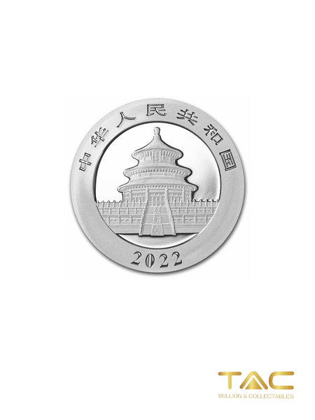 30 gram Silver Coin - 2022 Silver Panda - China Mint