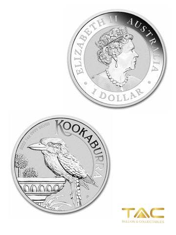 1 oz Silver Coin - 2022 Kookaburra - Perth Mint