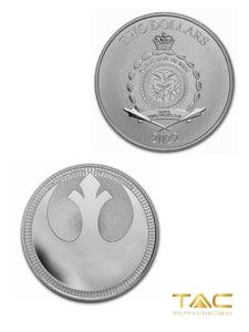 1 oz Silver Coin - 2022 Star Wars: Rebel Alliance - Niue/ NZ Mint
