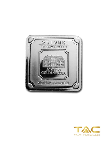 20 gram Silver Bullion - Silver Square (Original Square Series) - Geiger Edelmetalle