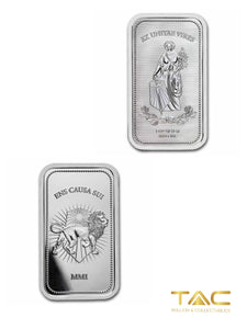 1 oz Silver Bullion Bar - John Wick® Continental Bar