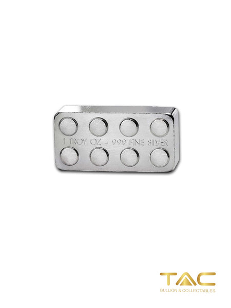 1 oz Silver Bullion - Building Block Bars (2x4)