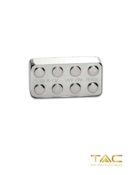 1 oz Silver Bullion - Building Block Bars (2x4)