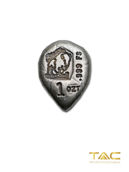 1 oz Hand Poured Silver Bullion - Ounce of Pride - Lion Head