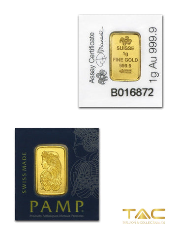 1 gram Gold Bullion Minted - Lady Fortuna Veriscan® (Mini) - PAMP Suisse
