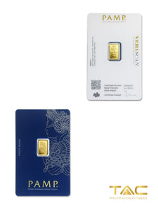 1 gram Gold Bullion Minted - Lady Fortuna Veriscan® - PAMP Suisse