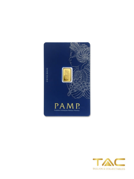 1 gram Gold Bullion Minted - Lady Fortuna Veriscan® - PAMP Suisse