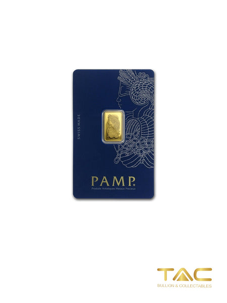 2.5 gram Gold Bullion Minted - Lady Fortuna Veriscan® - PAMP Suisse