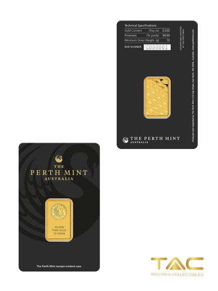 10 gram Gold Bullion Minted - Perth Mint