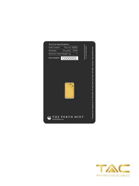 1 gram Gold Bullion Minted - Perth Mint