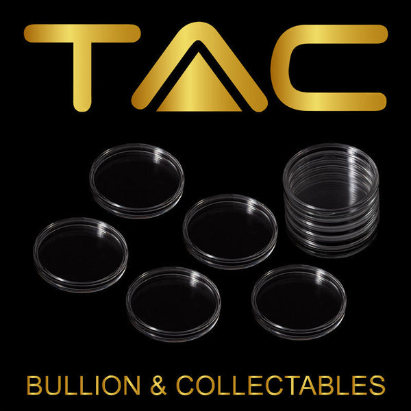 Premium Coin Capsule - 1 oz Coins - 39mm (25 Pack)