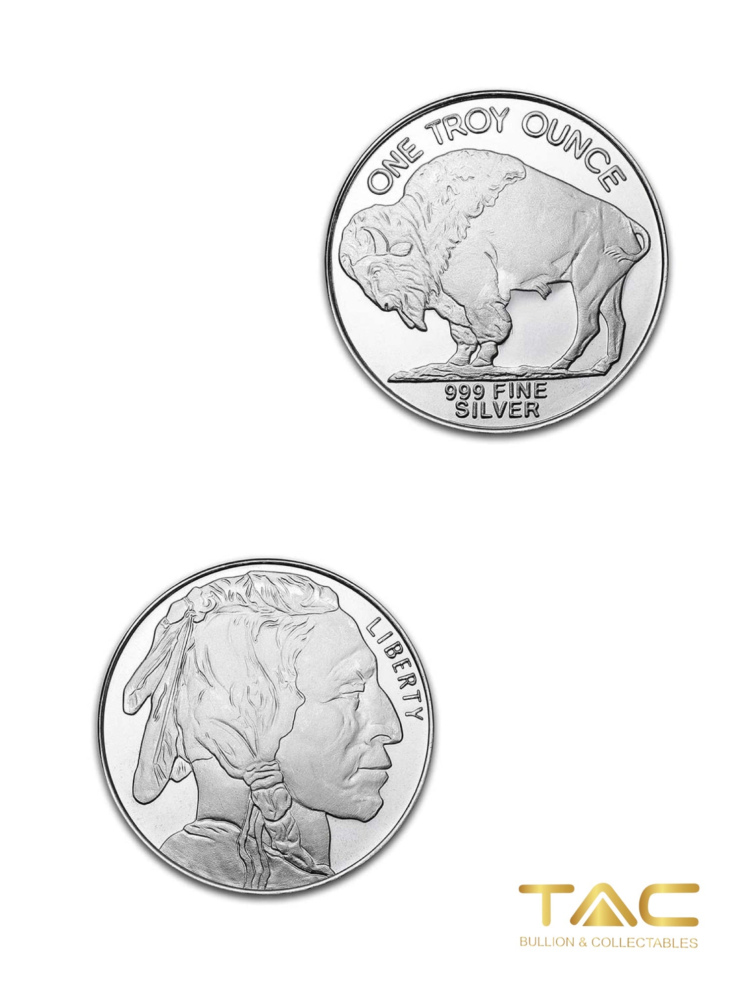 1 oz Silver Round - Buffalo